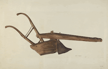 Plow (ca.1938) by John Thorsen. | Free Photo - rawpixel