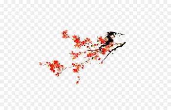 Plum blossom Euclidean vector Chinese New Year - Plum flower 