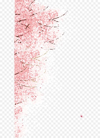 Plum blossom Pattern Wallpaper Pink Snow - Pink Plum Plum snow background material 