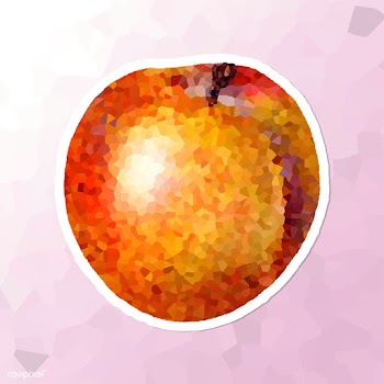 Plum crystallized style sticker illustration | Free  illustration - 2347481