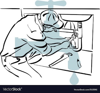 Plumber vector image