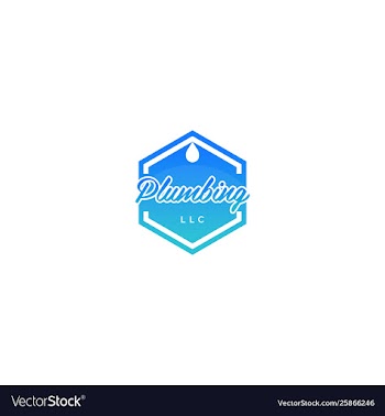Plumbing home creative logo design vector image