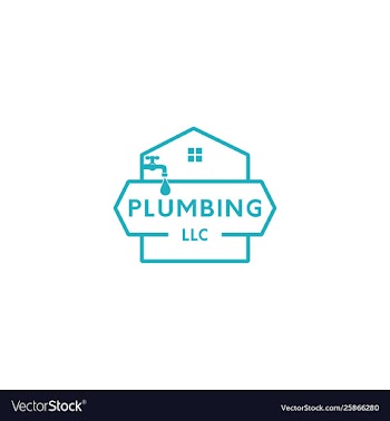 Plumbing home creative logo design vector image