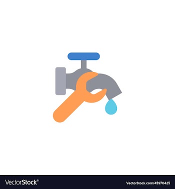plumbing service creative icon flat from