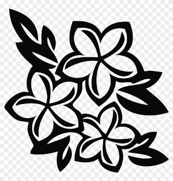 Plumeria Flower Clip Art