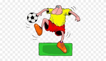 Plums Pulverizing Plum Player - Playing Soccer Carton Gif