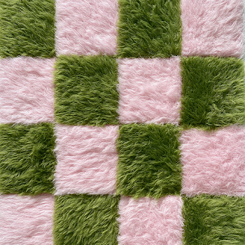 Plush Checkerboard Textile