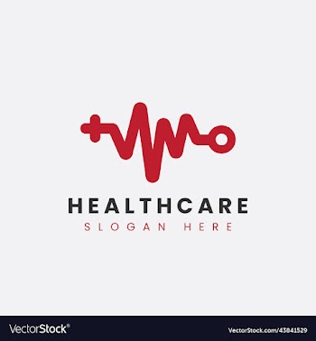 pmodern healthcare clinic hospital logo design