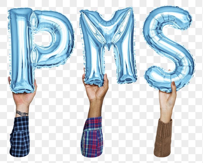 PMS balloon png word sticker, | Free PNG - rawpixel