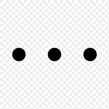 Png 3 Dots loading web icon in flat style | Free stock illustration | High Resolution graphic