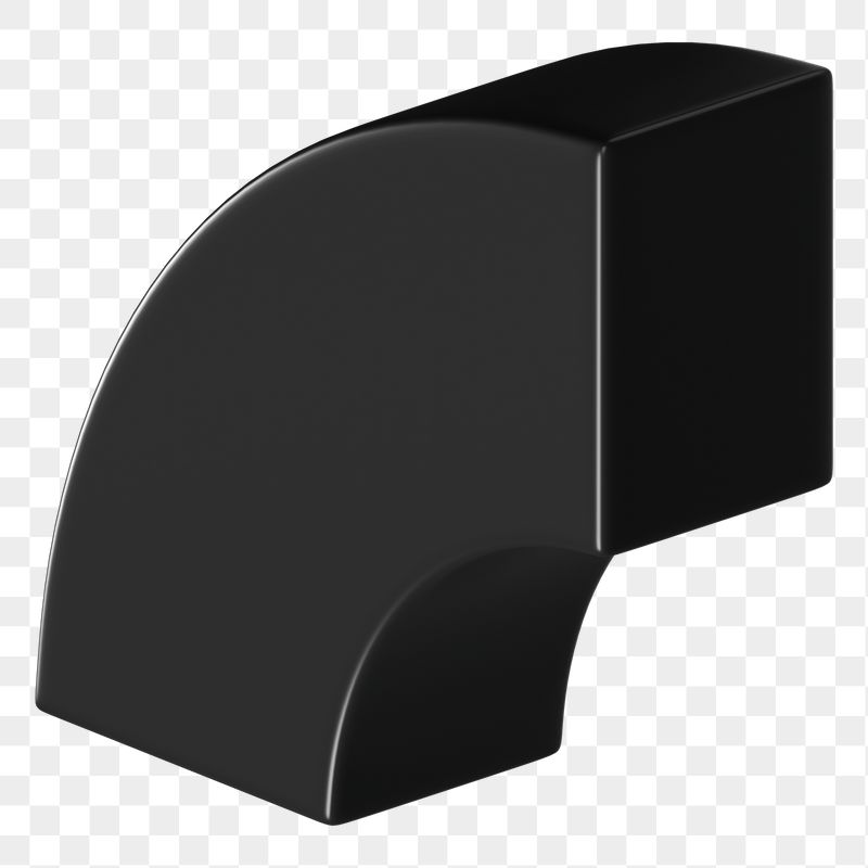 PNG 3D black quarter torus | Free PNG - rawpixel