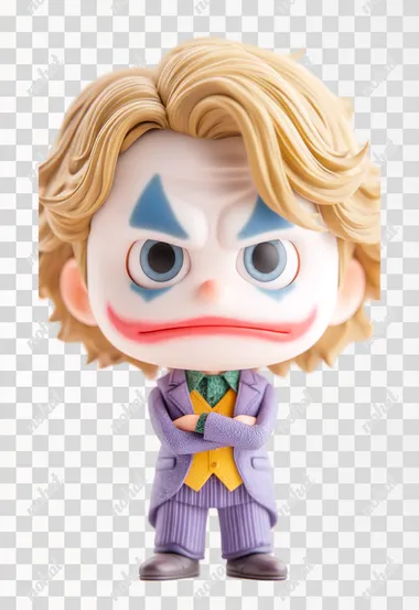 PNG 3D Cartoon Joker Character for LINE Stickers PNG 3D Cartoon Joker Character for LINE Stickers