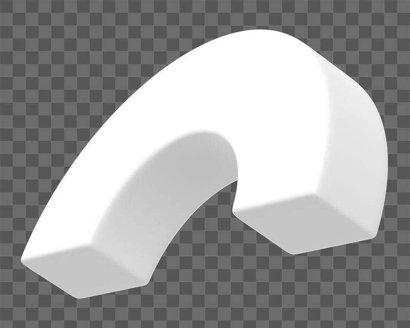 Png 3D white half torus | Free PNG - rawpixel