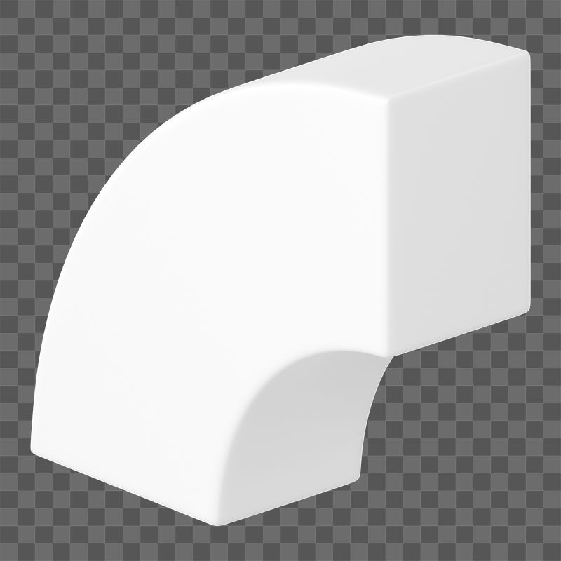Png 3D white quarter torus | Free PNG - rawpixel