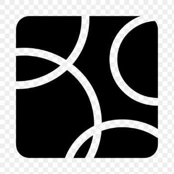 Png Abstract shape icon in flat style | Free stock illustration | High Resolution graphic
