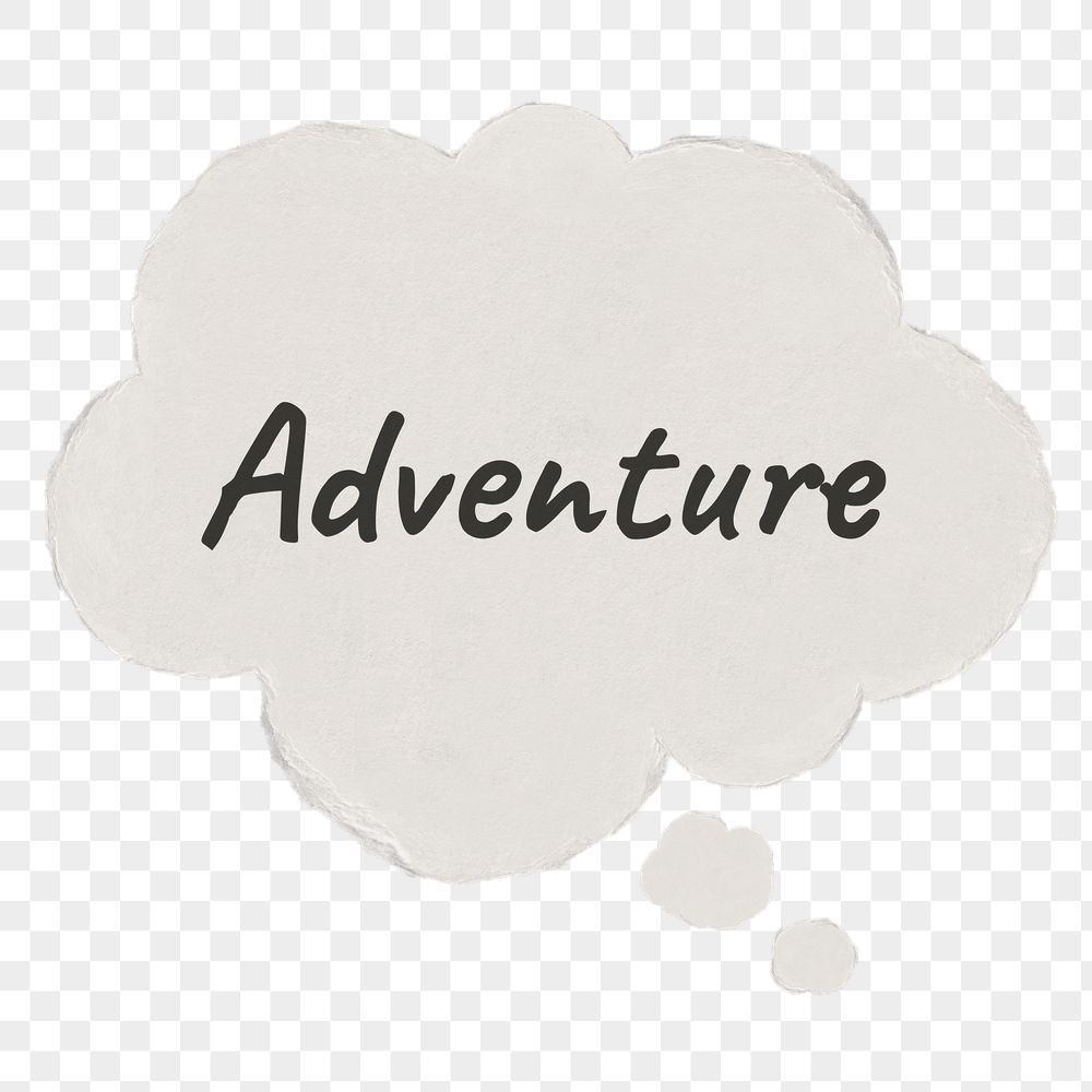 Png adventure speech bubble, paper | Free PNG - rawpixel