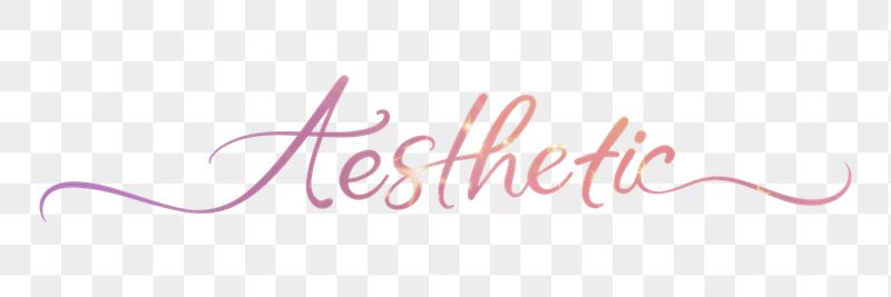 PNG aesthetic word sticker, pink | Free PNG - rawpixel