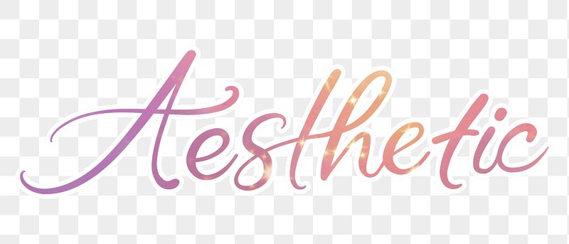 PNG aesthetic word sticker, pink | Free PNG - rawpixel