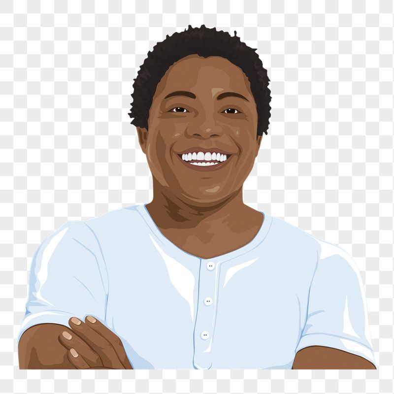 PNG African American man sticker, | Free PNG - rawpixel