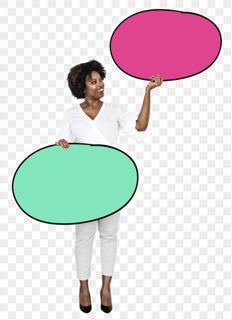 Png African American woman holding | Free PNG - rawpixel