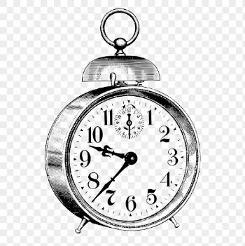 PNG alarm clock, vintage clipart, | Free PNG Illustration - rawpixel