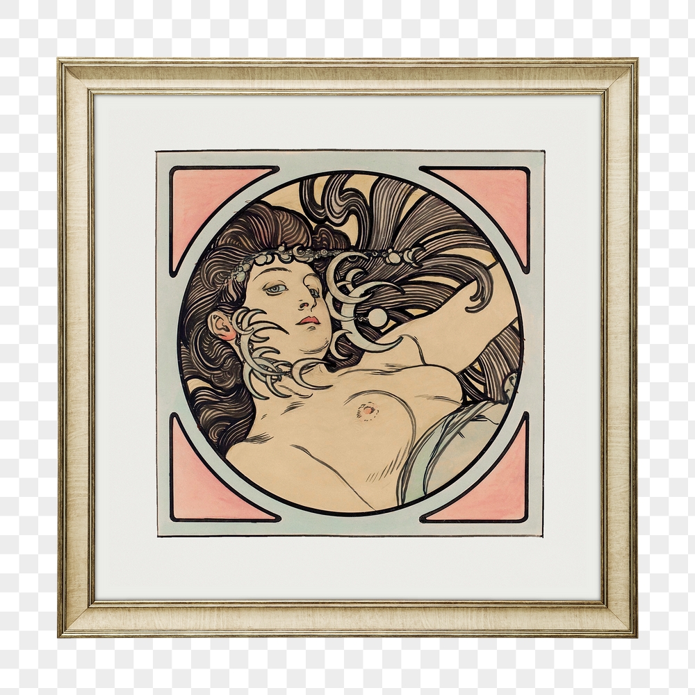 Png Alphonse Mucha, art nouveau | Free PNG - rawpixel