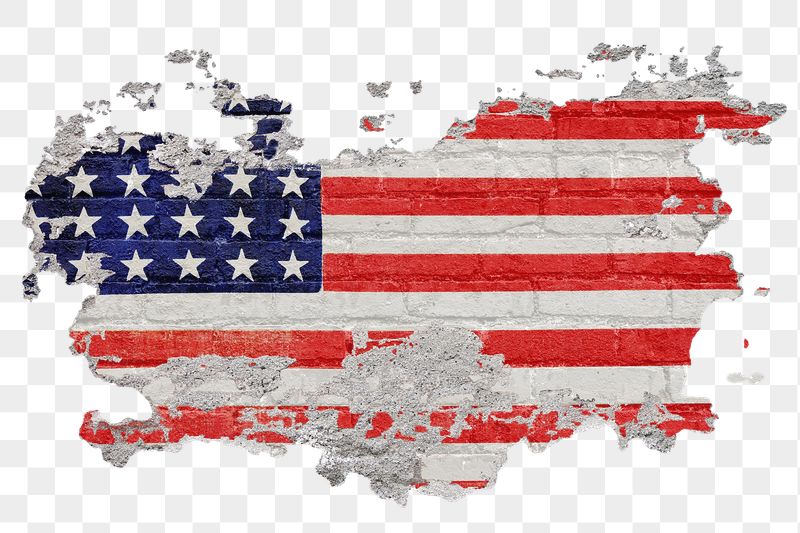 Png American flag brick wall | Free PNG - rawpixel
