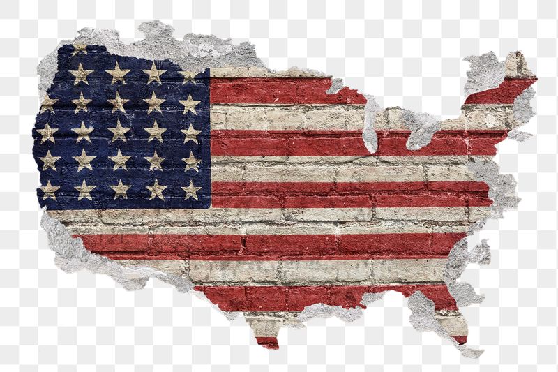 Png American flag continent sticker, | Free PNG - rawpixel