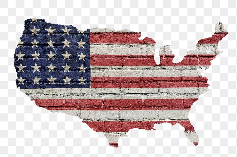 Png American flag continent sticker, | Free PNG - rawpixel