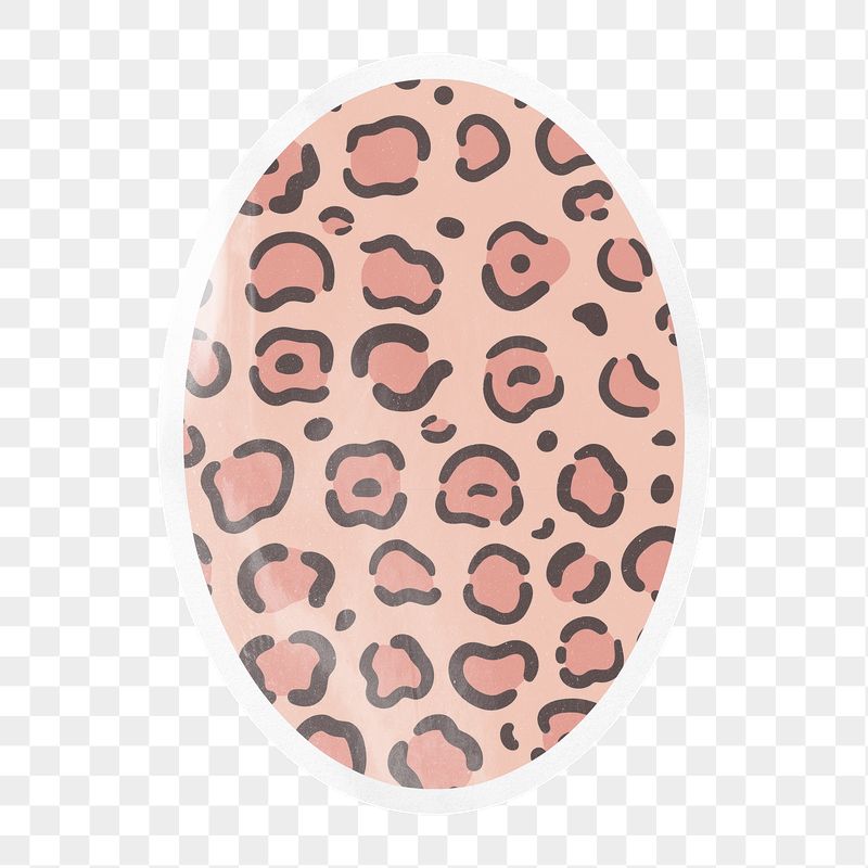 PNG animal print, pink leopard | Free PNG - rawpixel