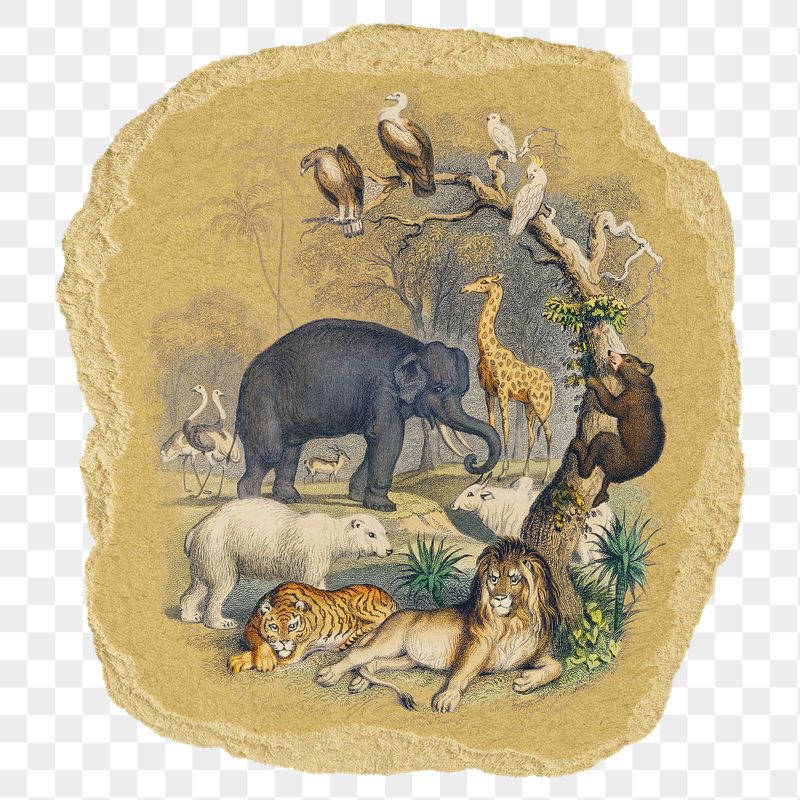Png animated nature sticker, Goldsmith's | Free PNG - rawpixel