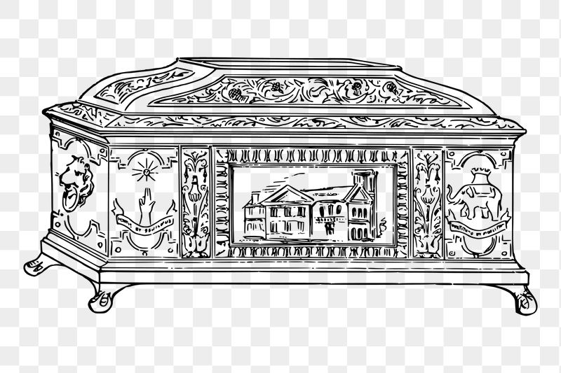 PNG antique jewelry box sticker | Free PNG - rawpixel