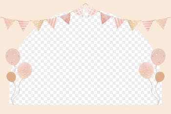 Png arch party frame design, | Free PNG - rawpixel