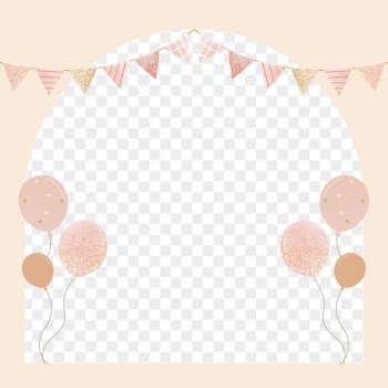Png arch party frame design, | Free PNG - rawpixel