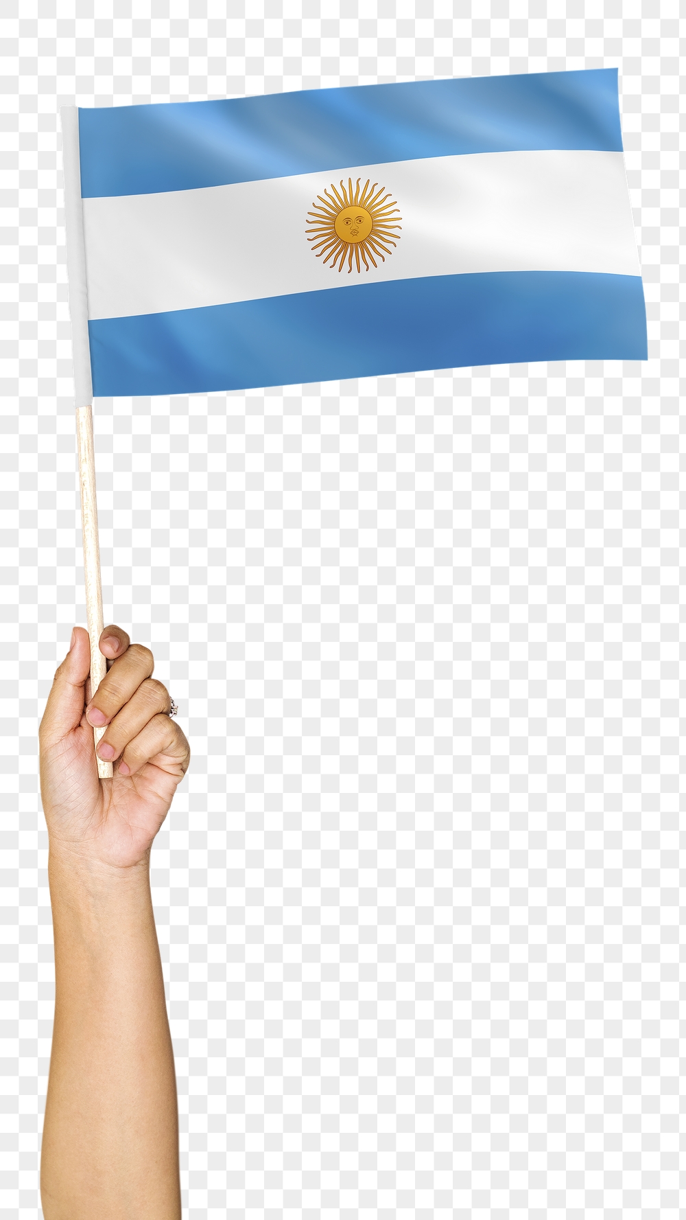 Png Argentina's flag in hand | Free PNG - rawpixel