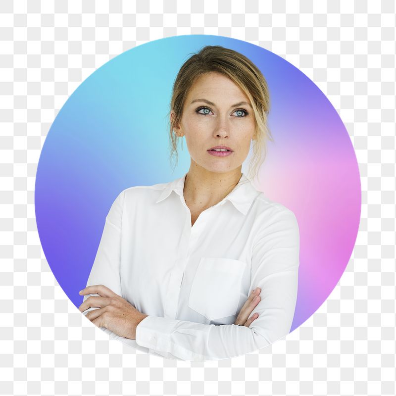 Png armed cross businesswoman, round | Free PNG - rawpixel