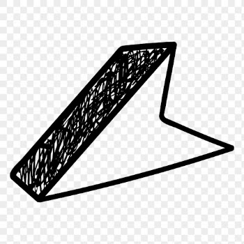 Png arrow sticker, hand drawn | Free PNG Sticker - rawpixel