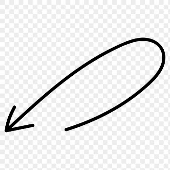 Png arrow sticker, hand drawn | Free PNG Sticker - rawpixel