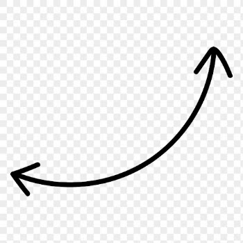 Png arrow sticker, hand drawn | Free PNG Sticker - rawpixel
