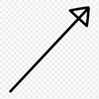 Png arrow sticker, hand drawn | Free PNG Sticker - rawpixel