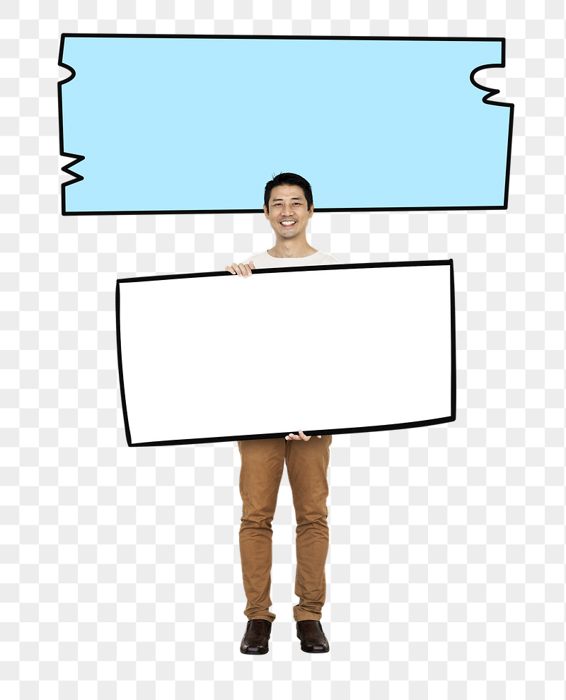 Png Asian man holding blank | Free PNG - rawpixel