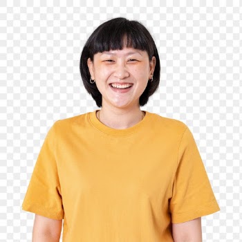 Png Asian woman smiling mockup cheerful… | Free stock illustration | High Resolution graphic