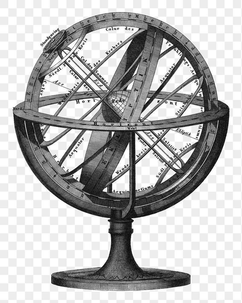 Png astrological sphere sticker, vintage | Free PNG - rawpixel