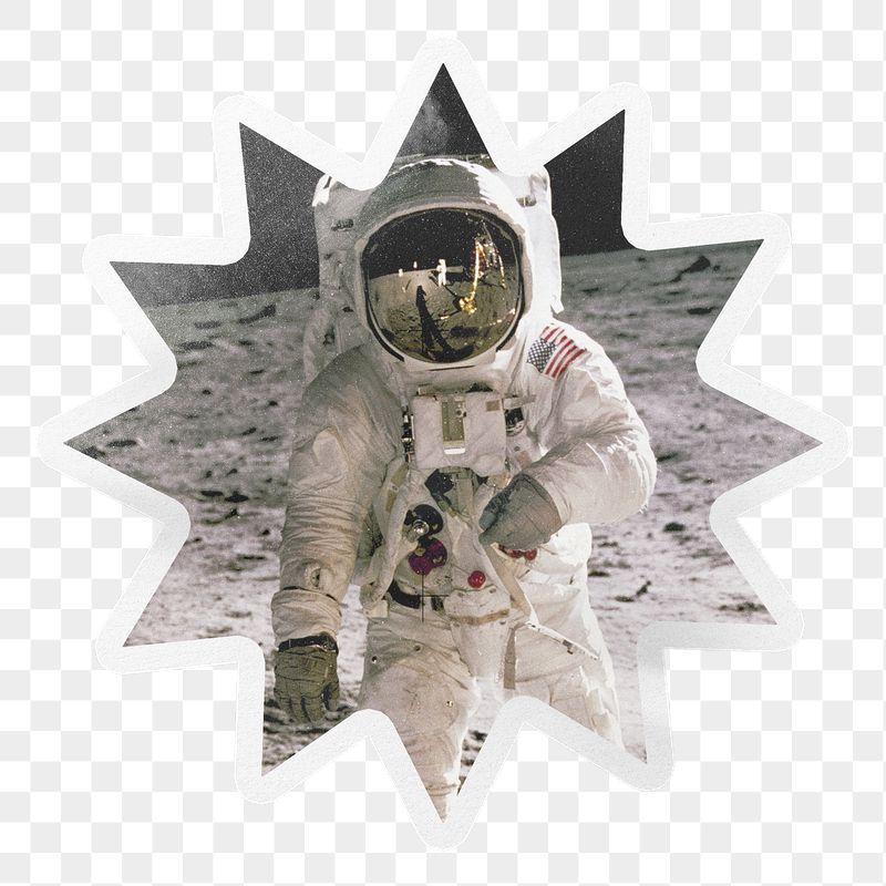 PNG astronaut walking on the moon, | Free PNG - rawpixel