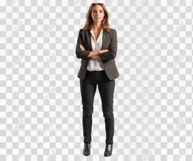 PNG Attractive 30s Woman in Business Suit Representing Tech Company PNG Attractive 30s Woman in Business Suit Representing Tech Company