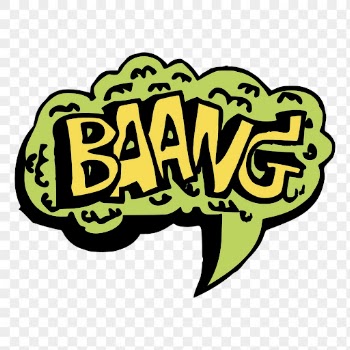 PNG baang speech bubble word | Free PNG - rawpixel