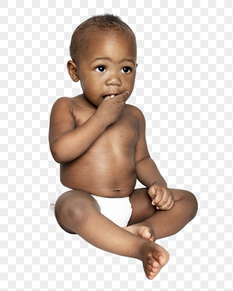 Png Baby in diaper sitting, | Free PNG - rawpixel
