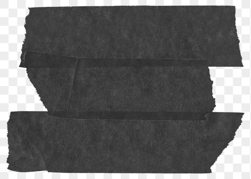 Png black washi tape sticker, | Free PNG - rawpixel