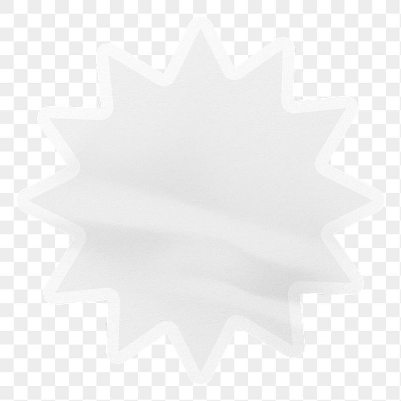 PNG blank comic shape sticker, | Free PNG - rawpixel