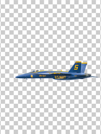 PNG Blue Angels F/A-18 Hornet Jet